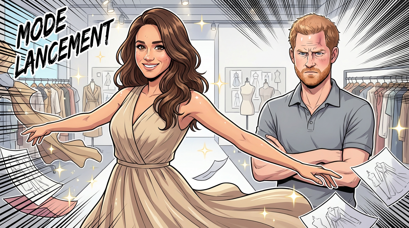 Meghan Markle lance sa marque de mode, Harry furieux contre les fuites