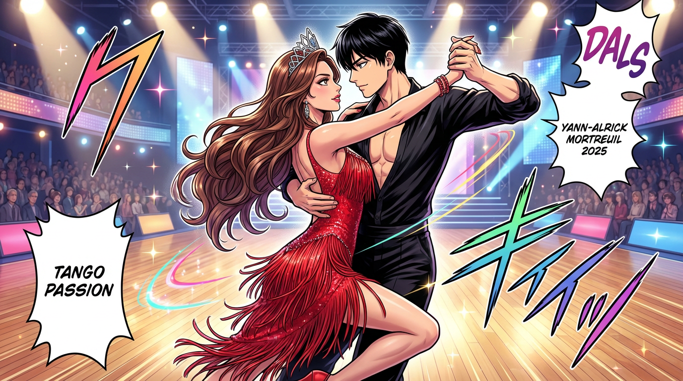 Miss France 2025 et Yann-Alrick Mortreuil : un duo explosif sur le parquet de DALS