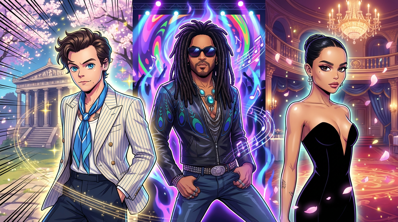 Lenny Kravitz pousse Harry Styles à demander Zoe Kravitz en mariage