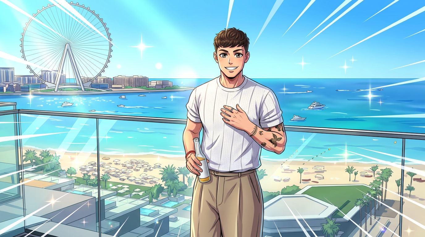 Love Island : Andrew Le Page quitte Dubaï avec sa nouvelle compagne