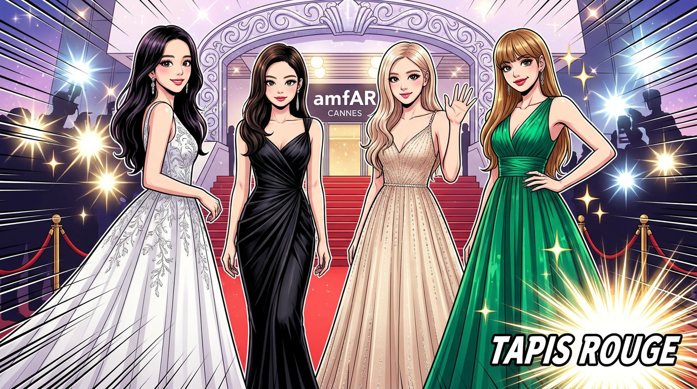 Gala amfAR Cannes : Blackpink en Dior hypnotise la Côte d'Azur