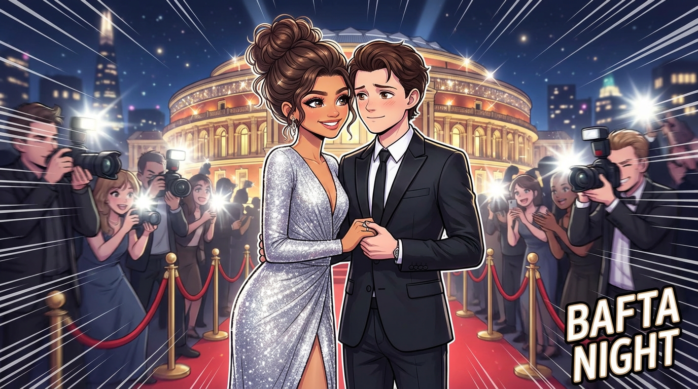 Red carpet des BAFTA 2026 : Zendaya et Tom Holland officialisent leur couple