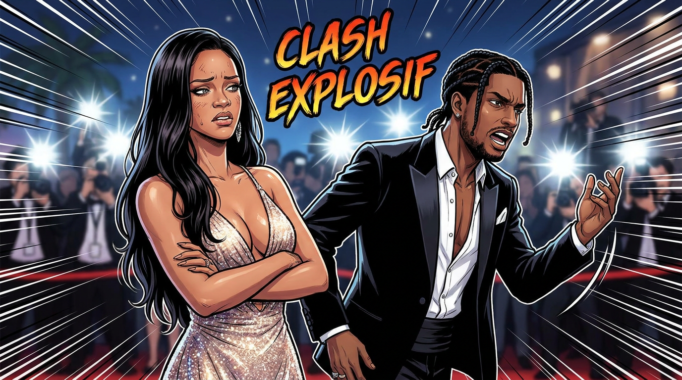 Rihanna et A$AP Rocky : dispute explosive sur le tapis rouge