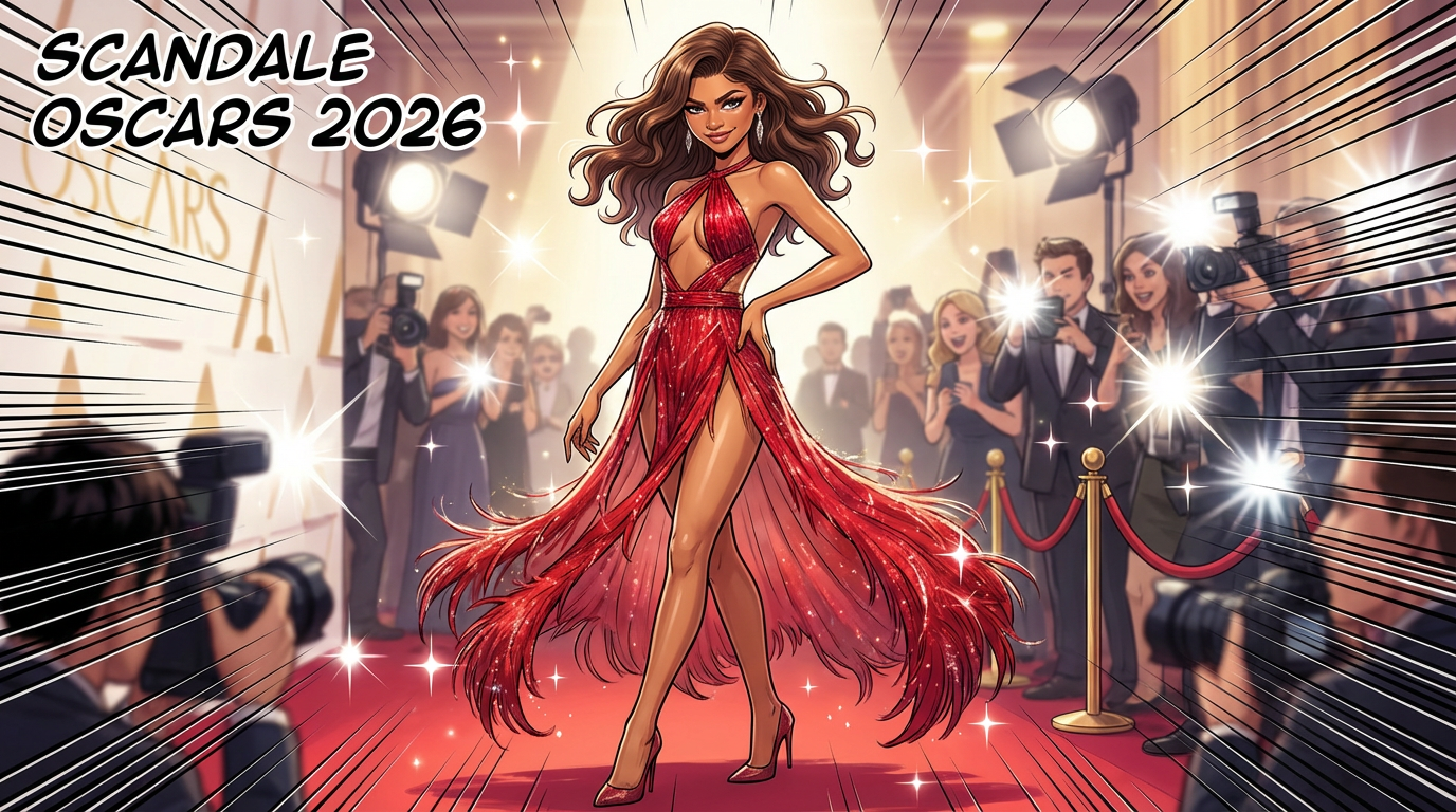 Oscars 2026 : la robe controversée de Zendaya fait scandale sur le tapis rouge