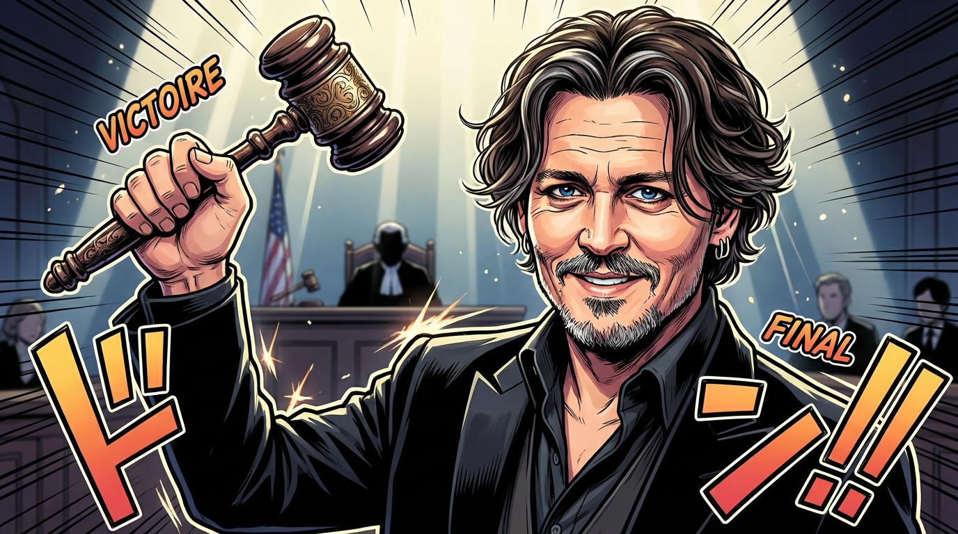 Johnny Depp gagne son procès contre Amber Heard en appel final