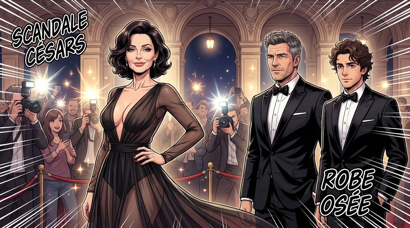 Red carpet des César : Robe osée de star fait scandale