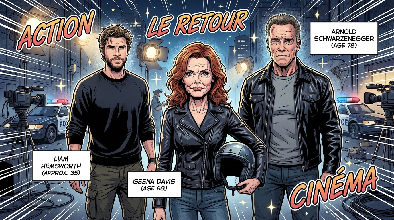 Geena Davis revient dans le cinéma d’action avec Arnold Schwarzenegger dans « The Kellys »