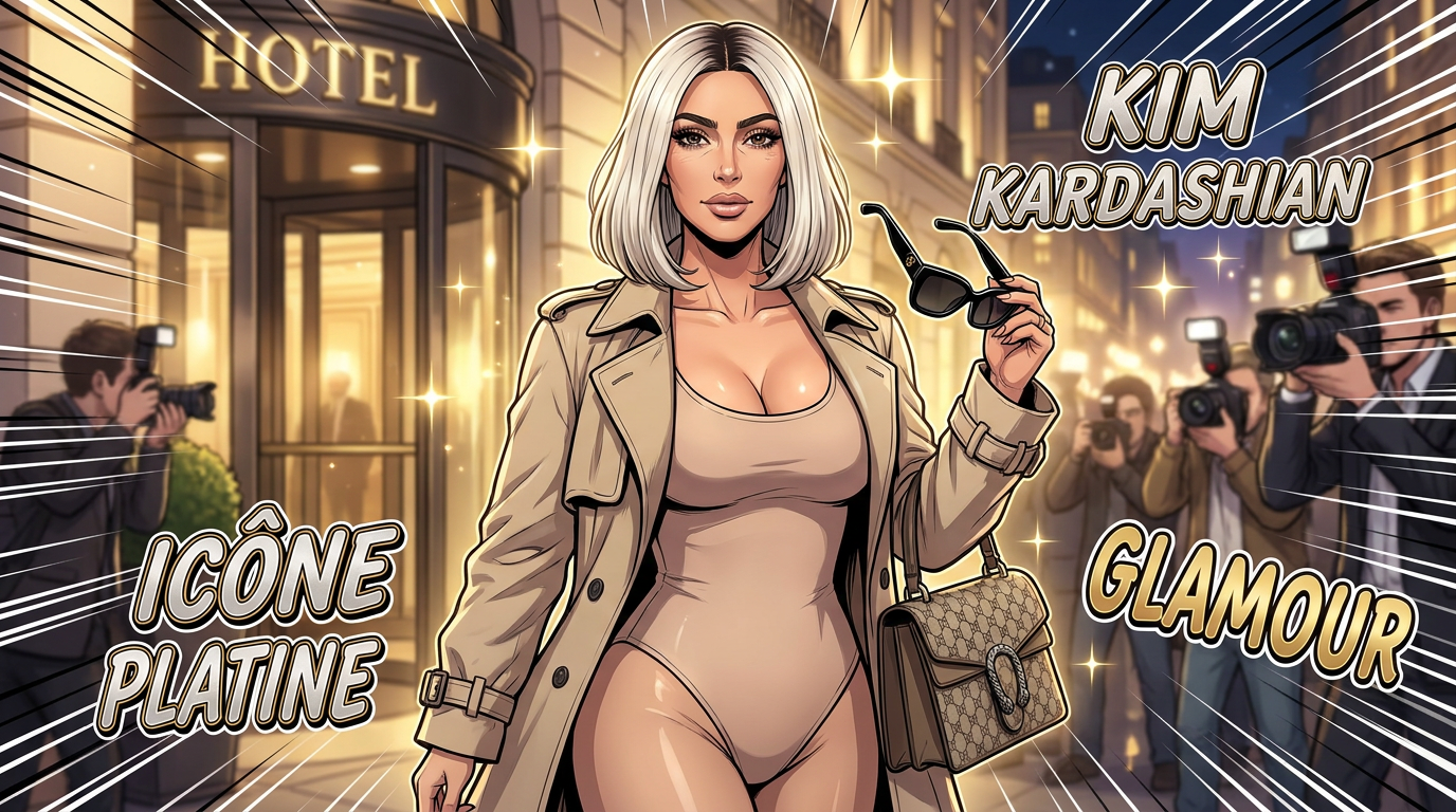 Kim Kardashian dévoile un carré platine inspiré de Marilyn Monroe