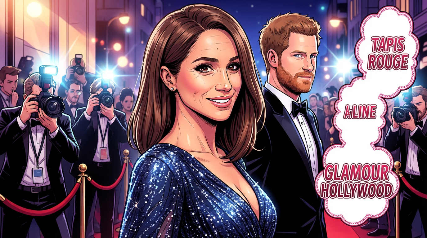 Meghan Markle brille sur le tapis rouge aux Oscars 2026