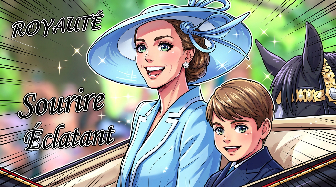 Kate Middleton, mère attentionnée avec Louis : ses gestes adorables ont attendri les cœurs à Trooping the Colour