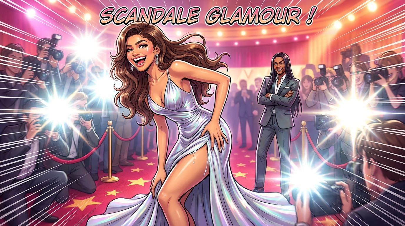 Scandale sur le tapis rouge : Robe déchirée de Zendaya aux Oscars