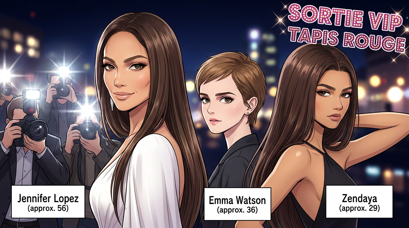 Jennifer Lopez, Emma Watson, Zendaya et d’autres stars aperçues cette semaine