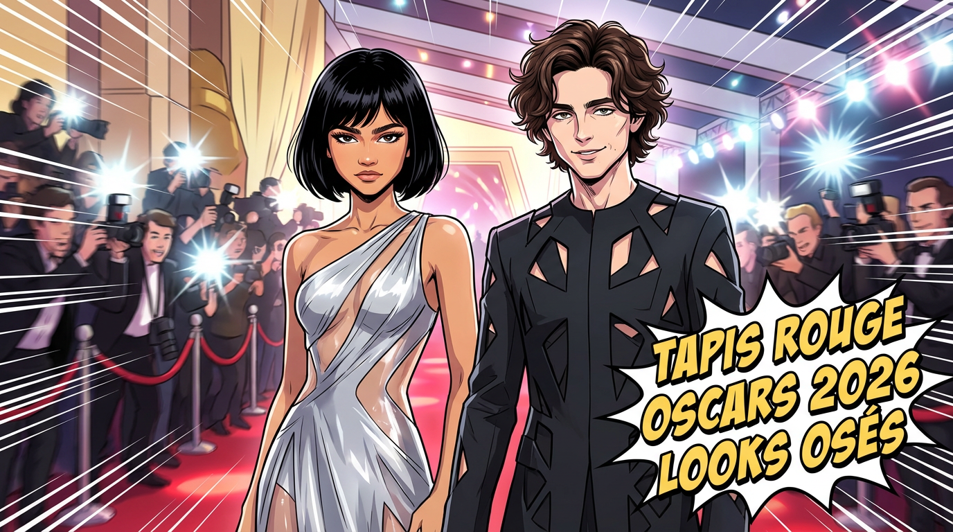 Red Carpet des Oscars 2026 : les looks les plus osés de Zendaya et Timothée Chalamet