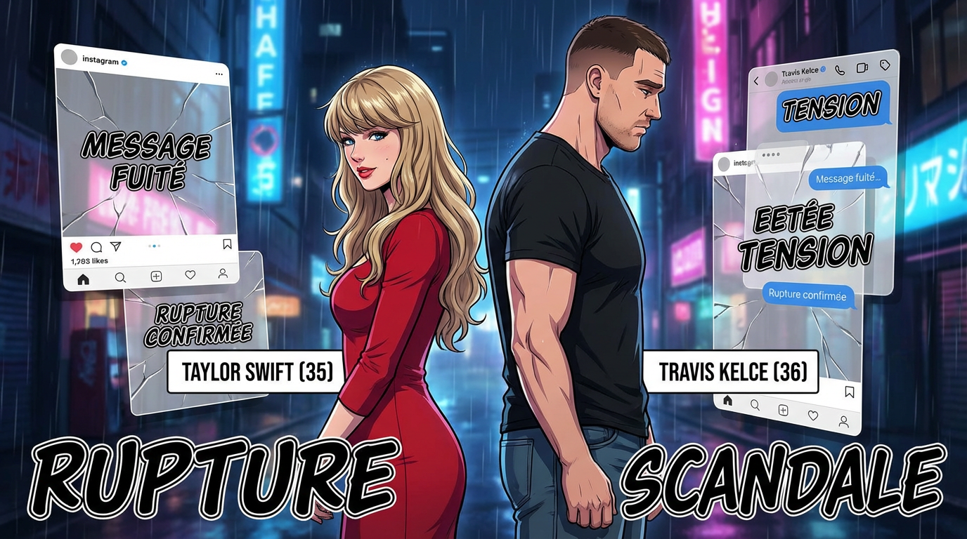 Taylor Swift et Travis Kelce officialisent leur rupture après un scandale sur les réseaux