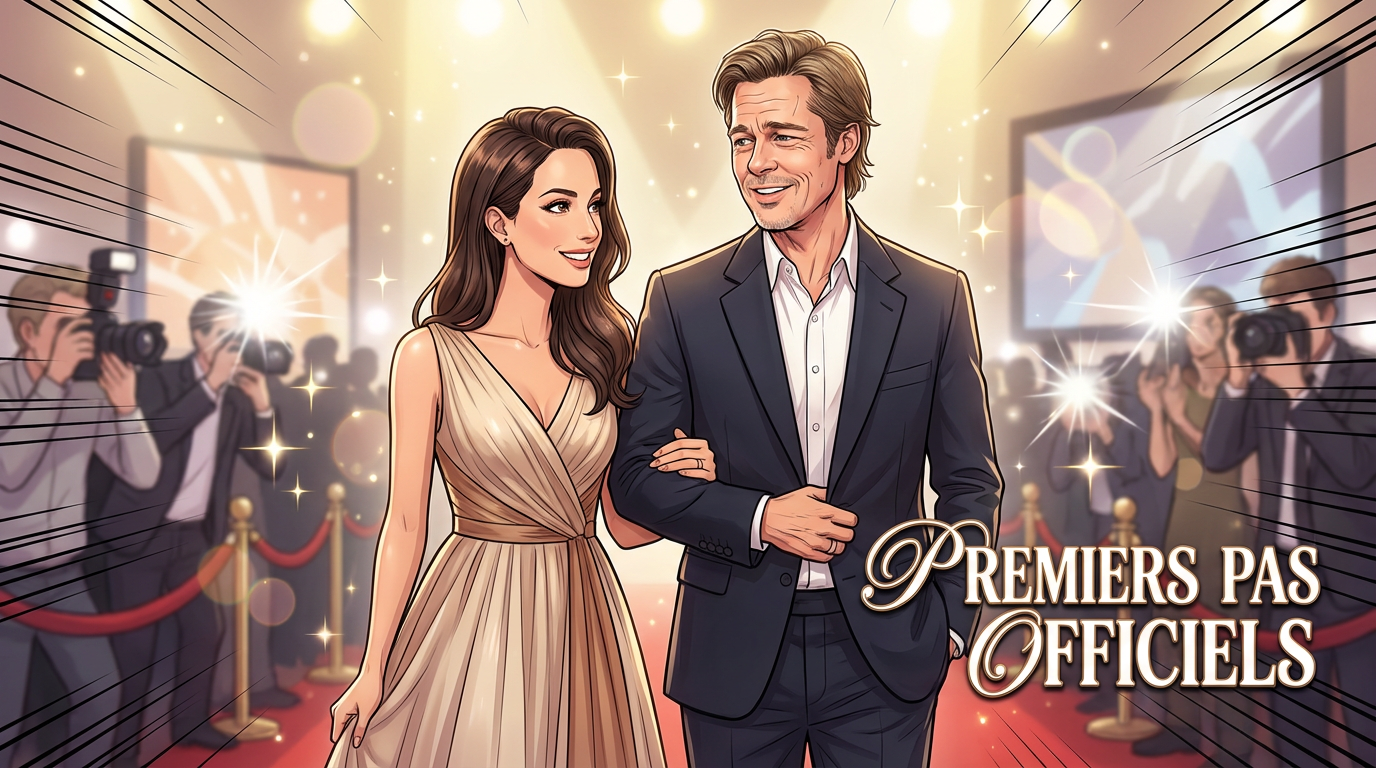 Brad Pitt et Ines de Ramon : premiers pas officiels sur le red carpet