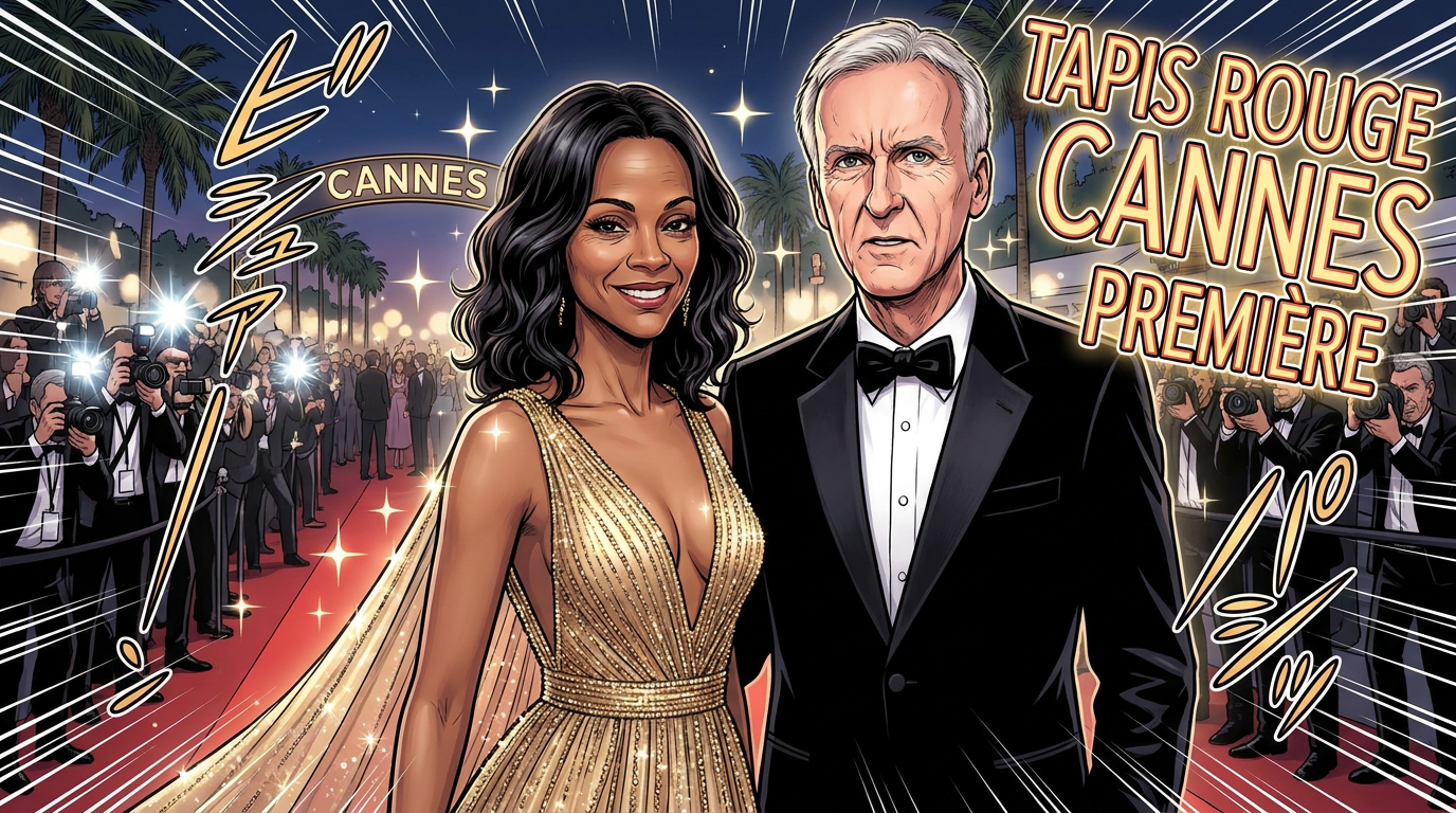 Cannes : Première de 'Avatar 3', Zoe Saldana sublime