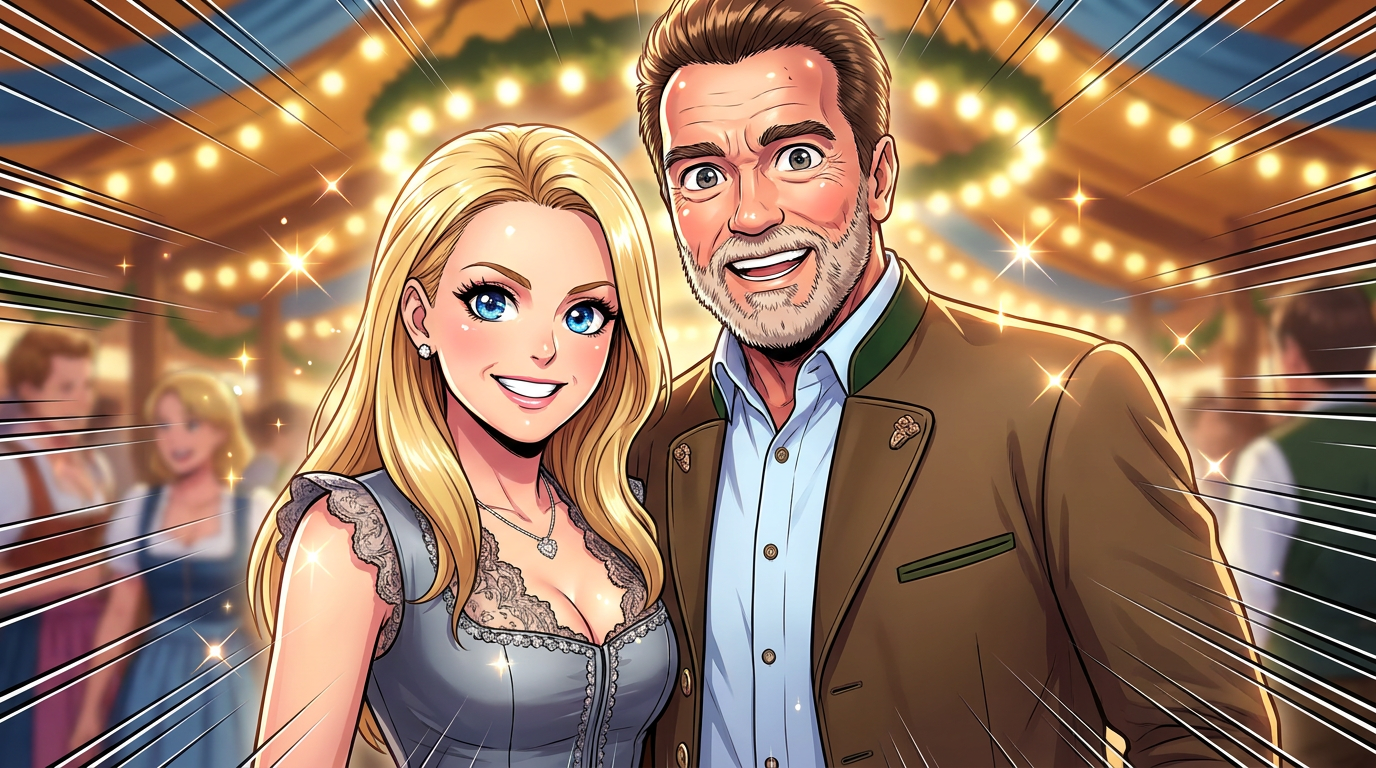 Arnold Schwarzenegger et Heather Milligan ont fait une rare apparition à Vienne