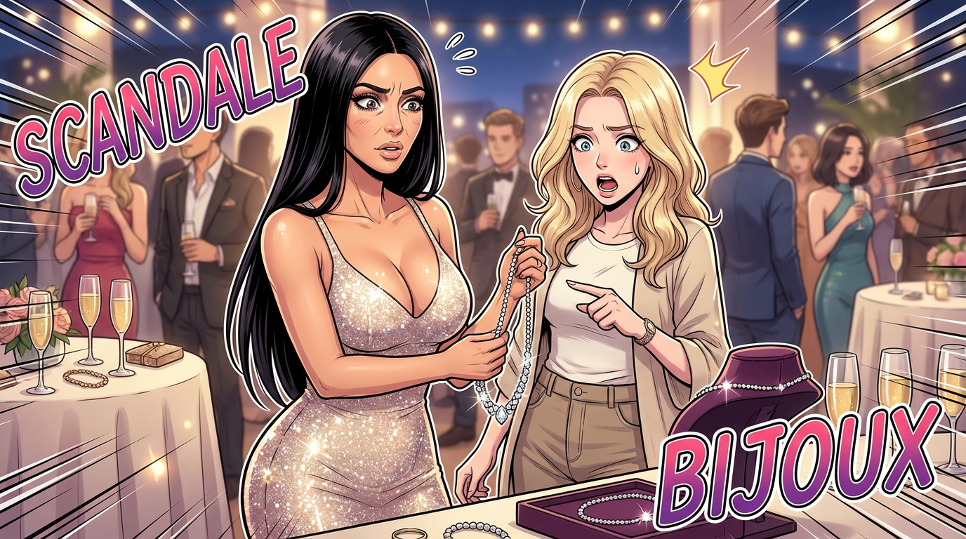 Scandale chez les Kardashian : Kim accusée de vol de bijoux par une influenceuse