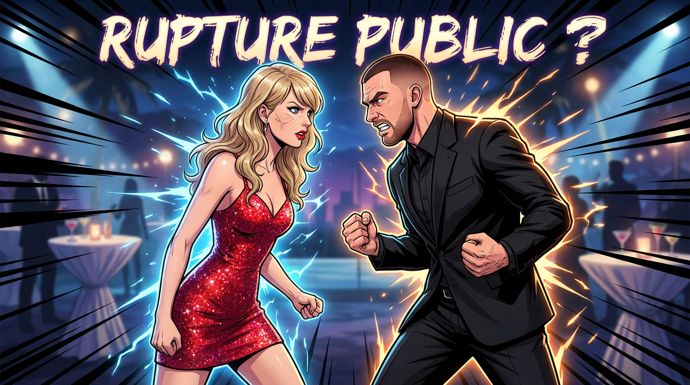 Taylor Swift et Travis Kelce : rumeur de rupture après une dispute publique