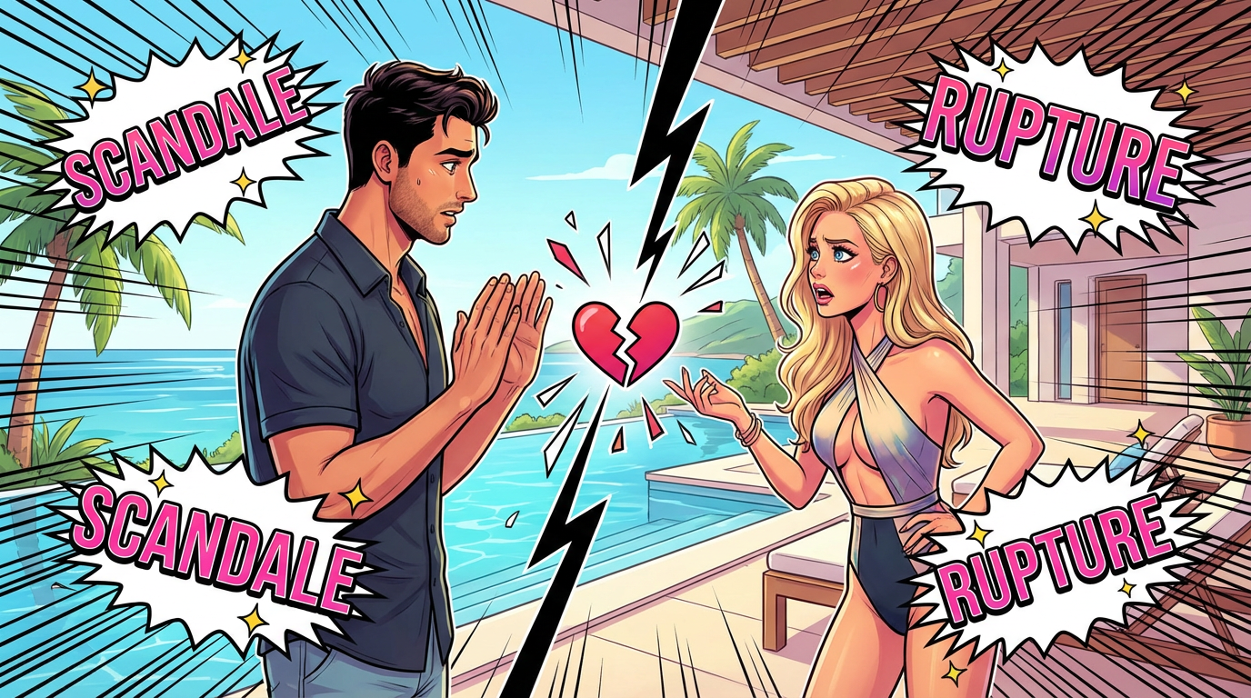 Love Island : couple star brise après adultère choc