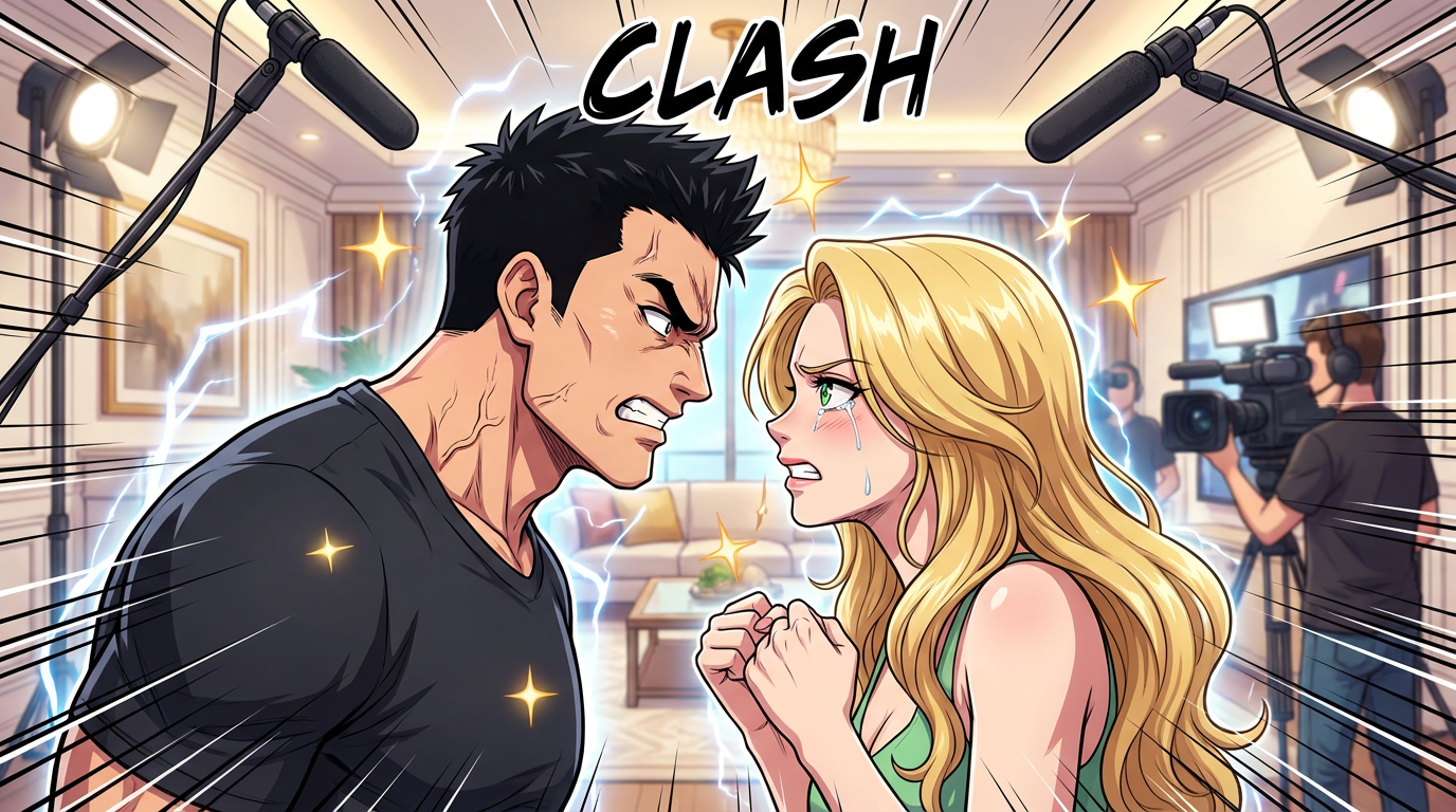 Couple de télé-réalité en crise : Séparation imminente après clash en direct