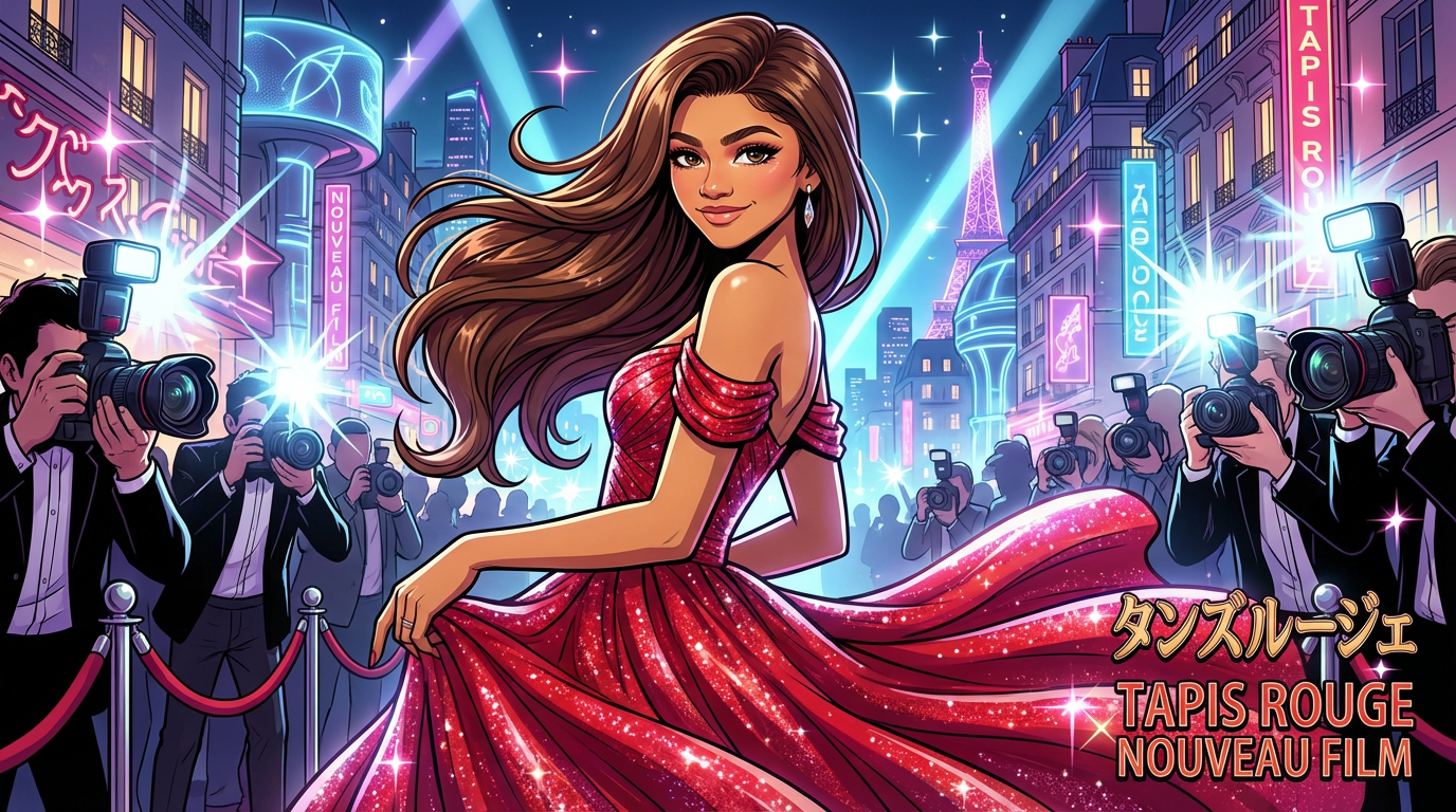 Zendaya brille à la première de son nouveau film à Paris