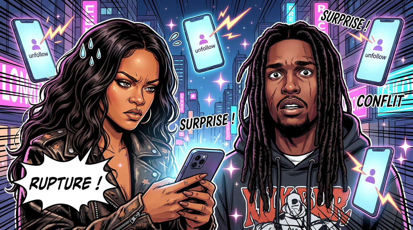 Rihanna et A$AP Rocky : dispute explosive sur Instagram