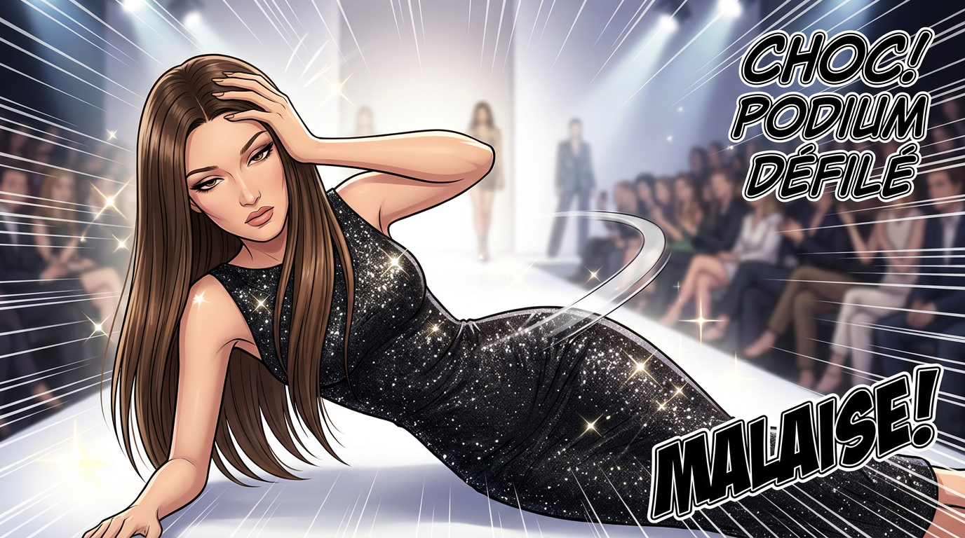 Bella Hadid hospitalisée d'urgence après malaise au défilé Vogue