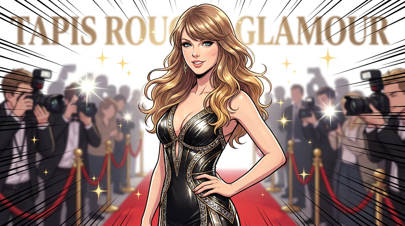 People's Choice Awards : Taylor Swift en Versace sur le tapis rouge
