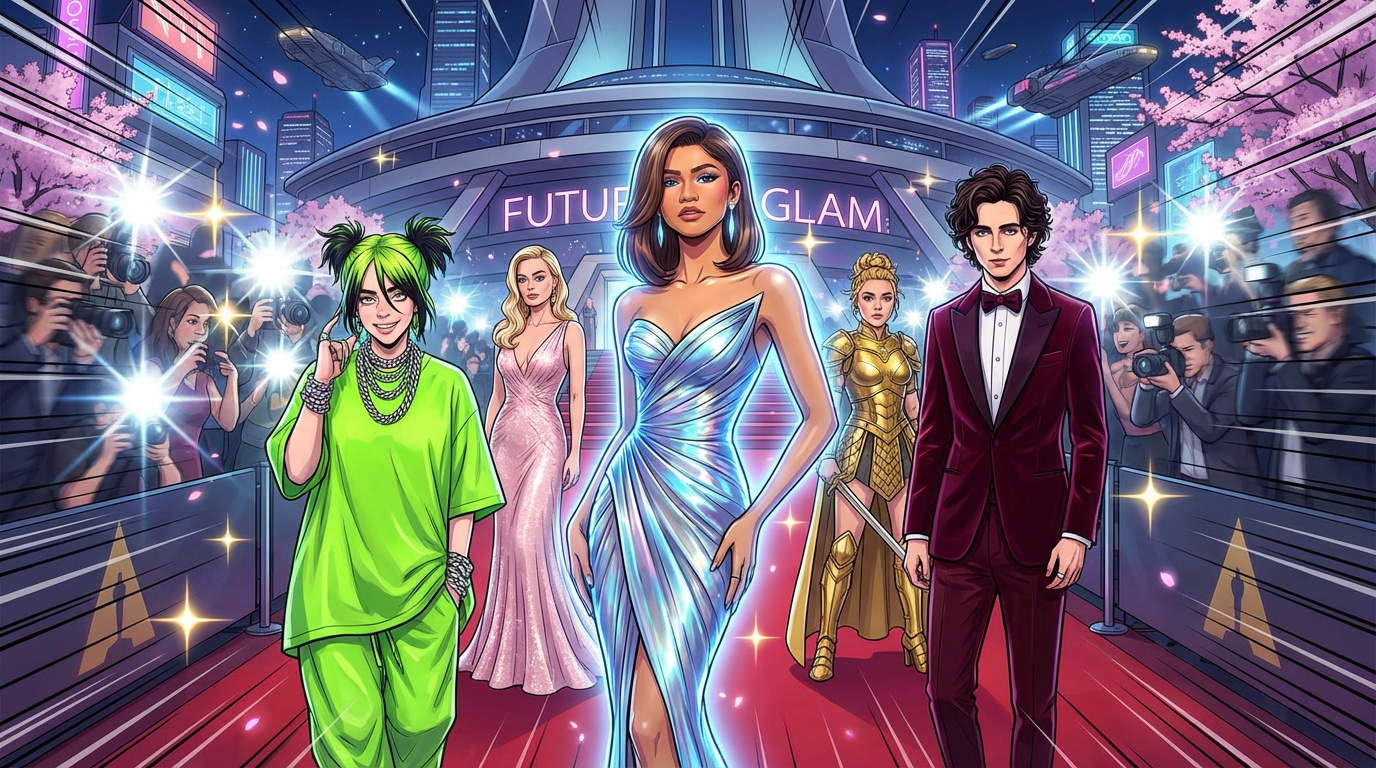 Red Carpet des Oscars 2026 : Zendaya vole la vedette en robe futuriste