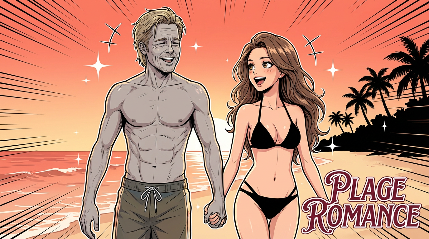 Brad Pitt et sa nouvelle compagne : premiers clichés volés sur la plage