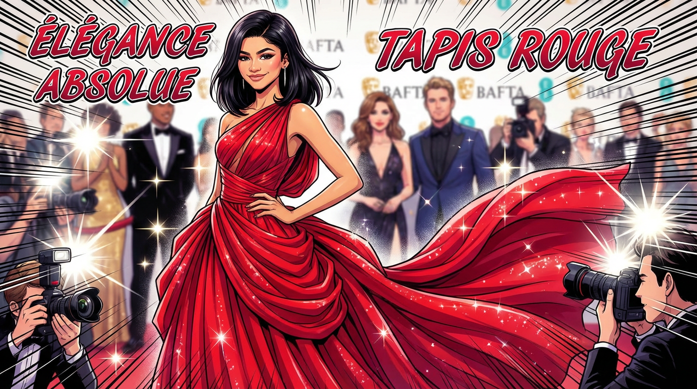 Zendaya brille en robe Dior sur le red carpet des BAFTA : l'élégance absolue
