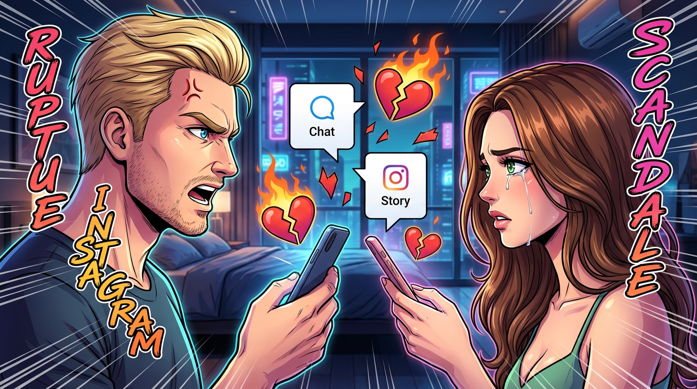 Julien Bert et Delphine : rupture confirmée après un scandale sur Instagram