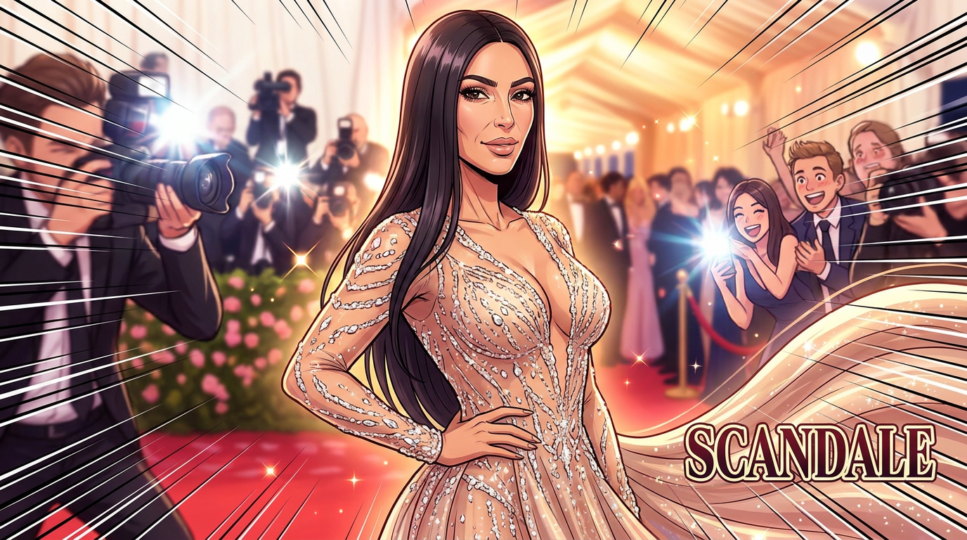 Kim Kardashian critiquée pour sa dernière tenue provocante aux Met Gala