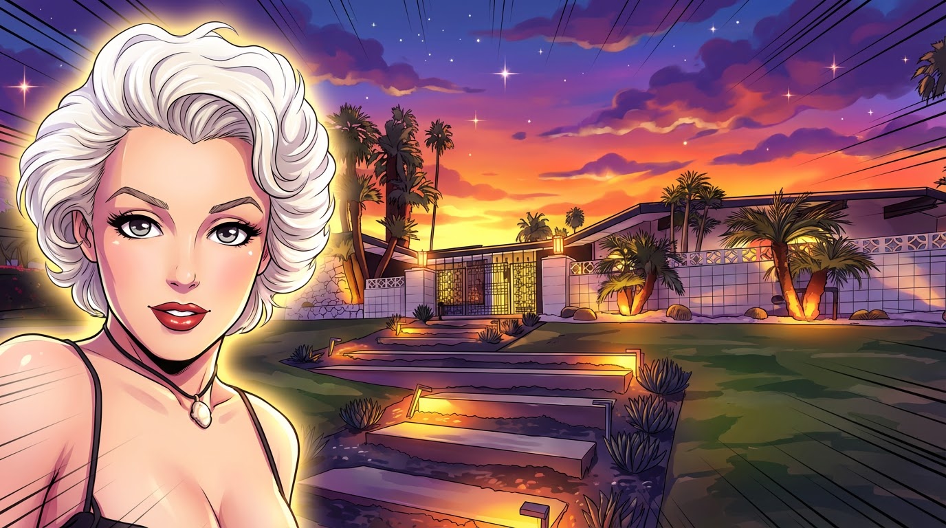 La maison de Marilyn Monroe à Palm Springs mise en vente pour 3,3 millions de dollars