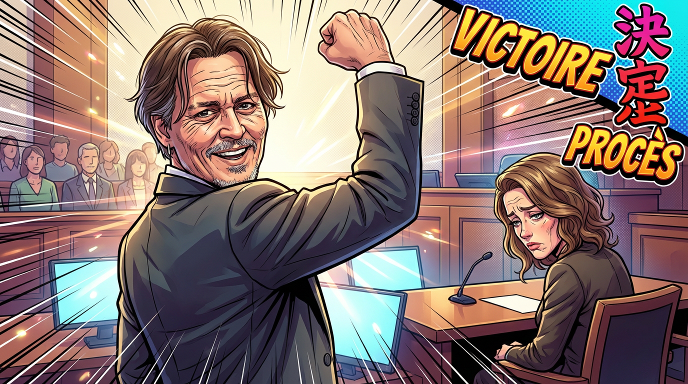 Johnny Depp gagne son procès en diffamation contre Amber Heard