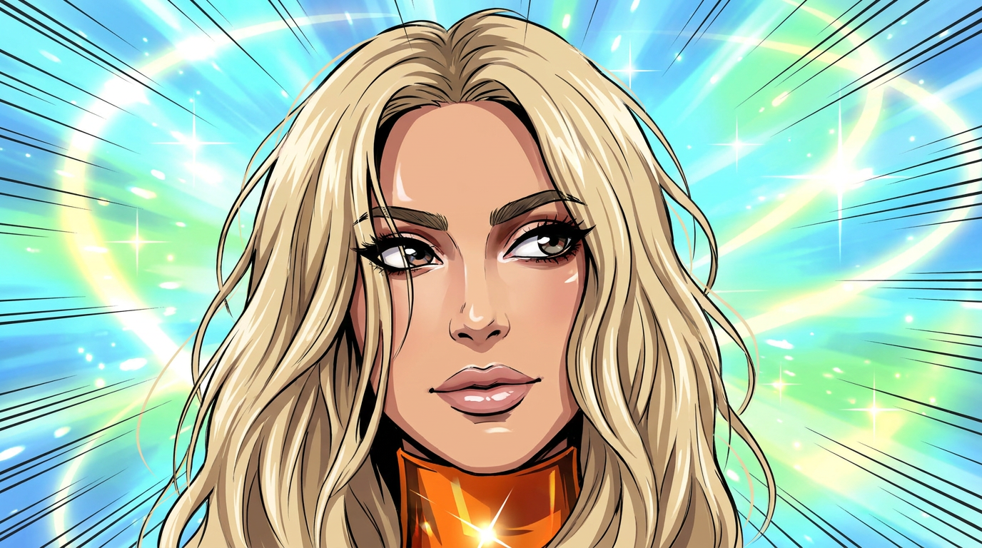Kim Kardashian affiche une coiffure blond platine et un décolleté sur Instagram