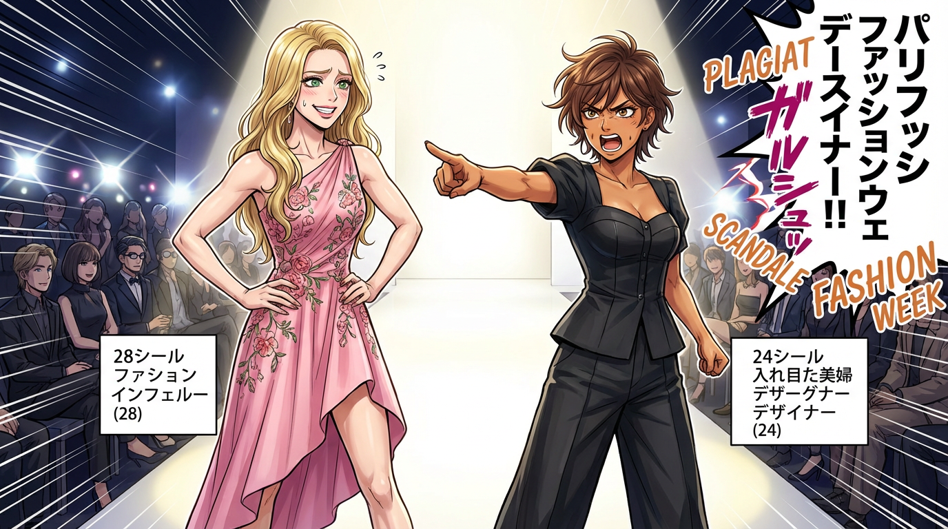 Scandal à la Fashion Week de Paris : une influenceuse accusée de plagiat