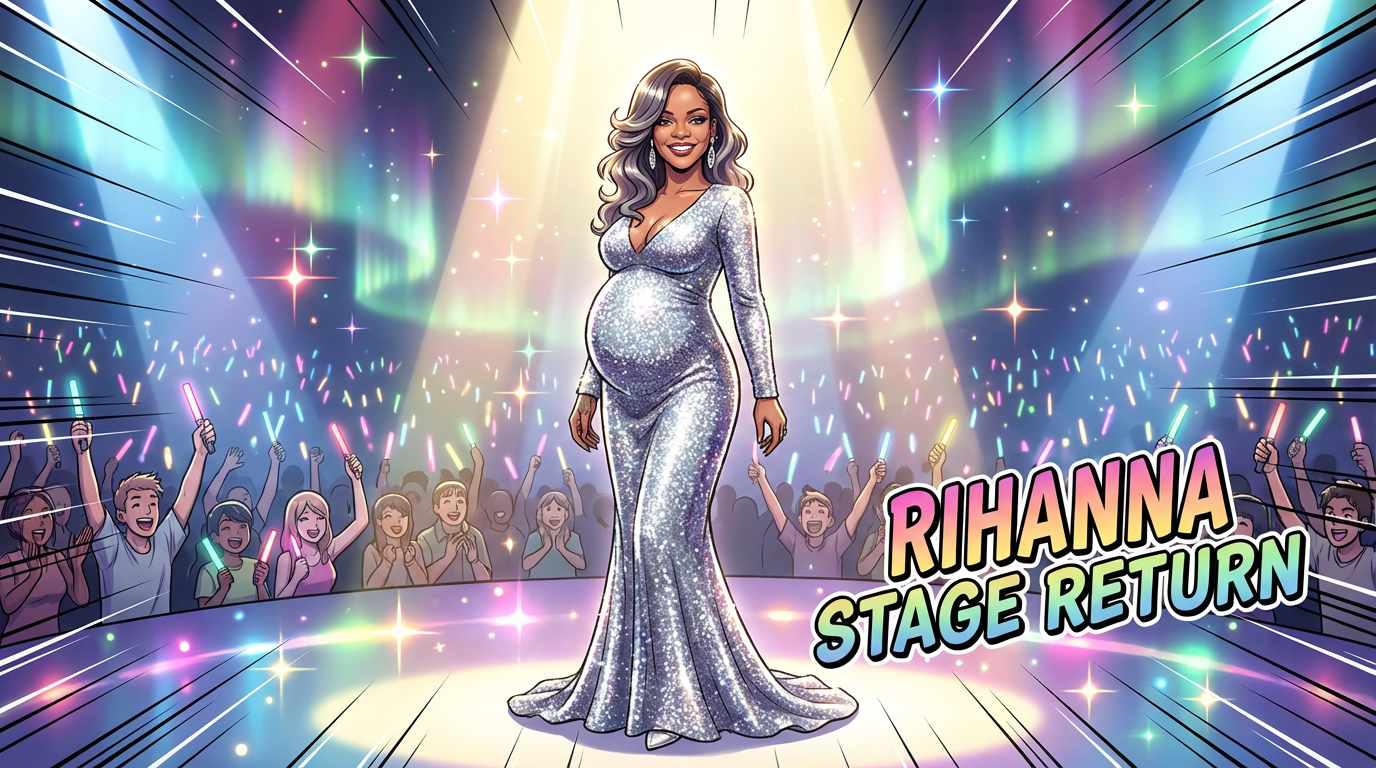 Rihanna fait son grand retour sur scène après trois ans d'absence