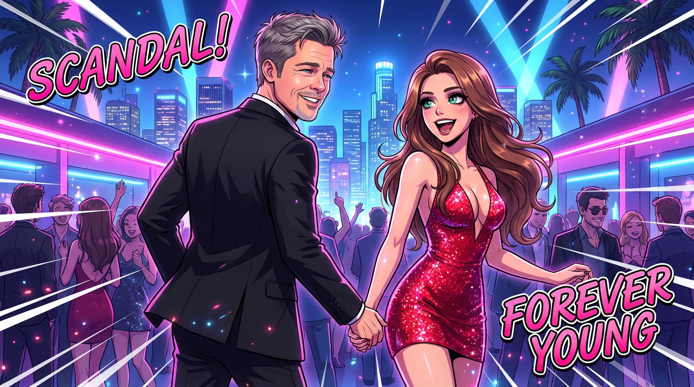 Brad Pitt et sa nouvelle conquête de 28 ans au cœur d'un scandale d'âge