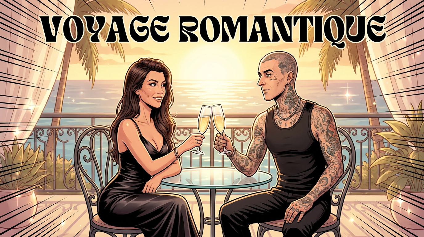 Kourtney Kardashian partage une nouvelle mise à jour sur son voyage avec Travis Barker