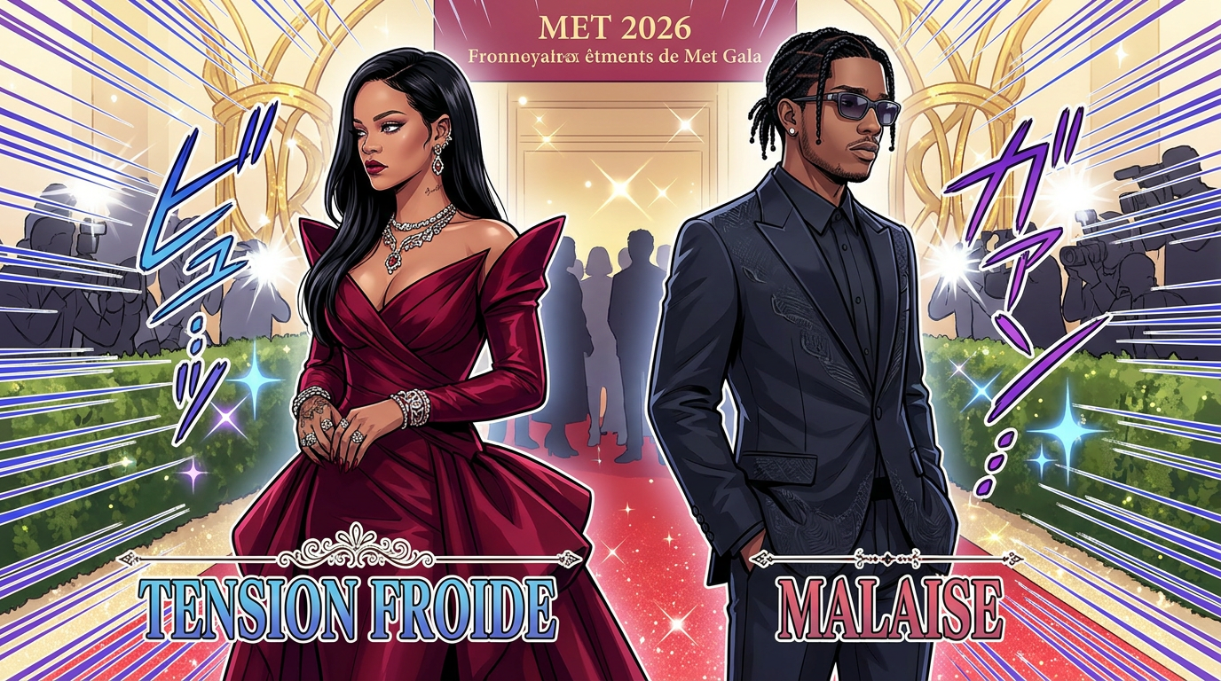 Rihanna et A$AP Rocky : ambiance froide au Met Gala 2026