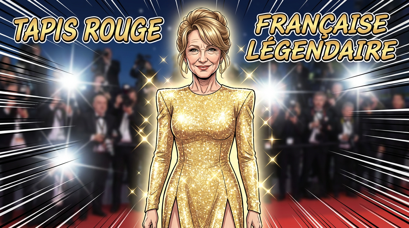 Nathalie Baye illumine le tapis rouge des César en Versace