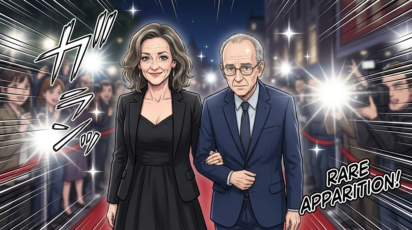 Joan Cusack et Richard Burke font une rare apparition sur le tapis rouge