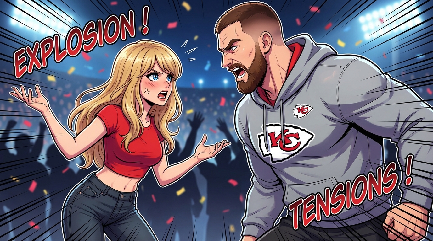 Taylor Swift et Travis Kelce : une dispute explosive sur le Super Bowl ?