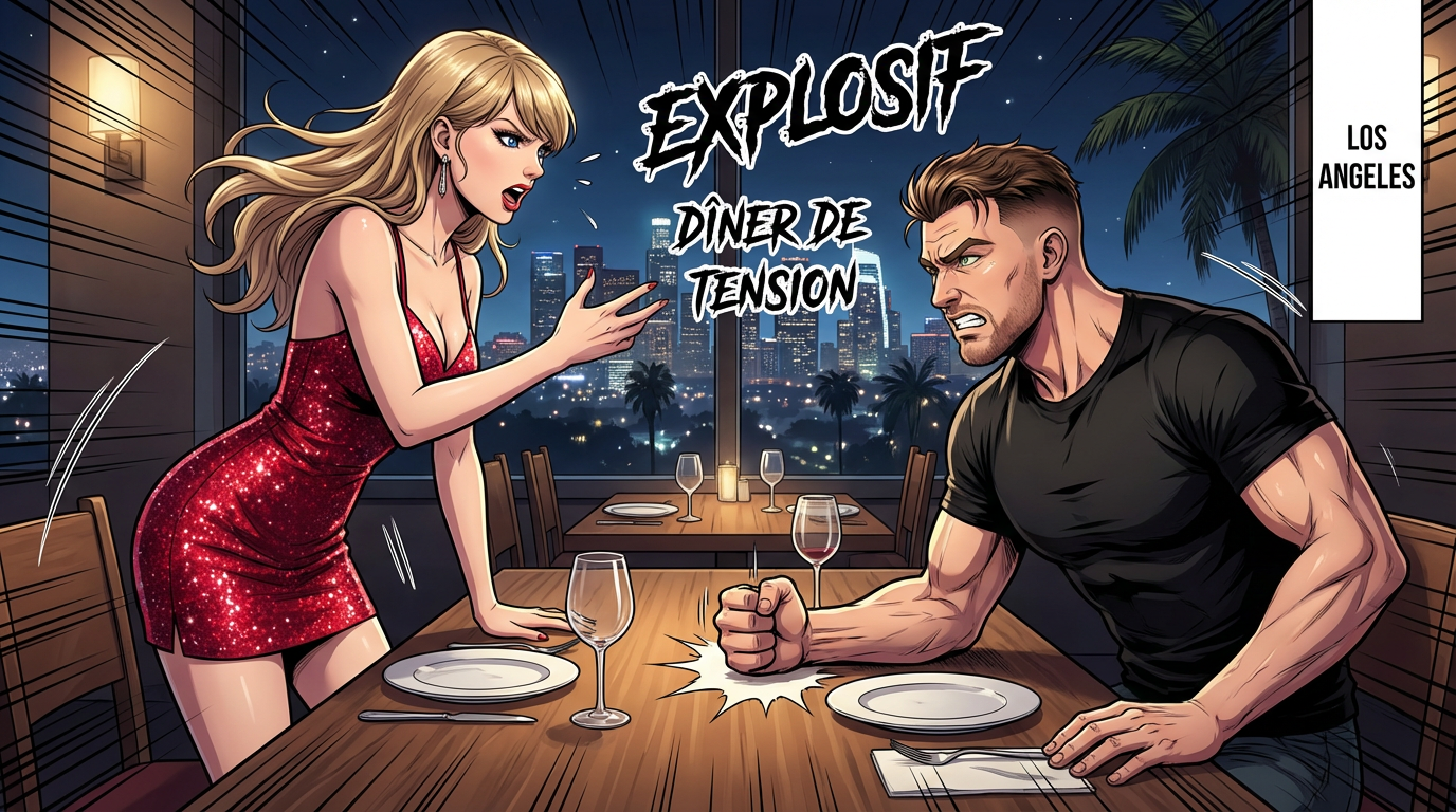 Taylor Swift et Travis Kelce : dispute explosive lors d'un dîner à Los Angeles