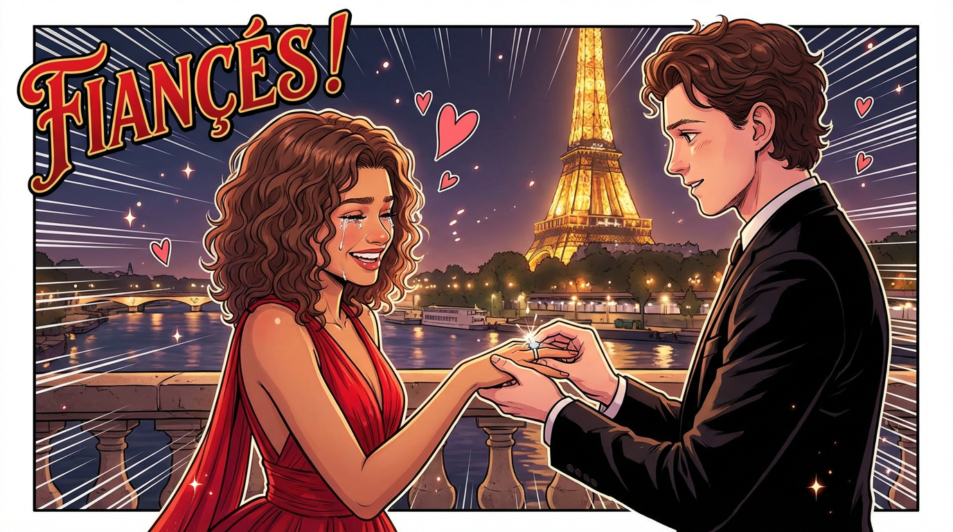 Zendaya et Tom Holland : fiançailles imminentes après un voyage secret à Paris
