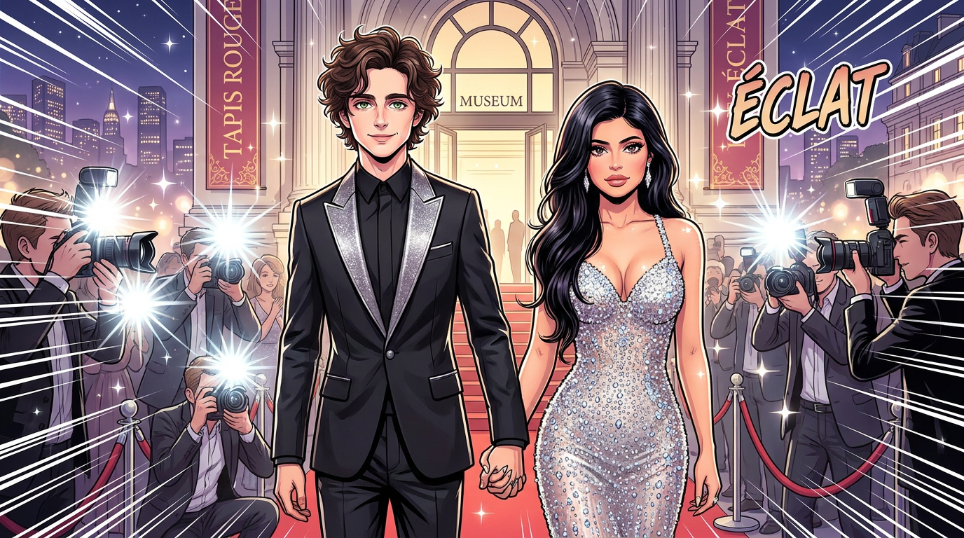 Timothée Chalamet et Kylie Jenner : Premier tapis rouge ensemble au Met Gala
