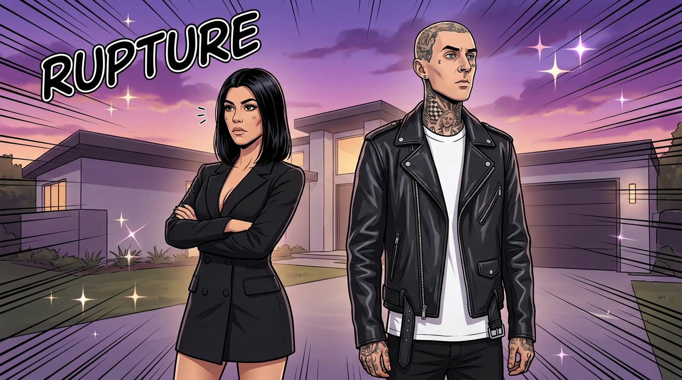 Kourtney Kardashian et Travis Barker se séparent après des mois de tensions