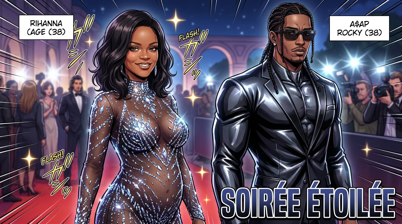 Rihanna vole la vedette au Met Gala avec sa tenue transparente